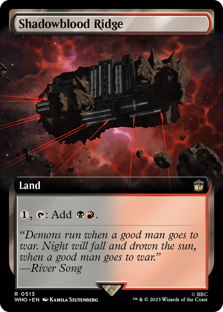 Shadowblood Ridge (Extended Art) [Doctor Who] | Game Grid - Logan