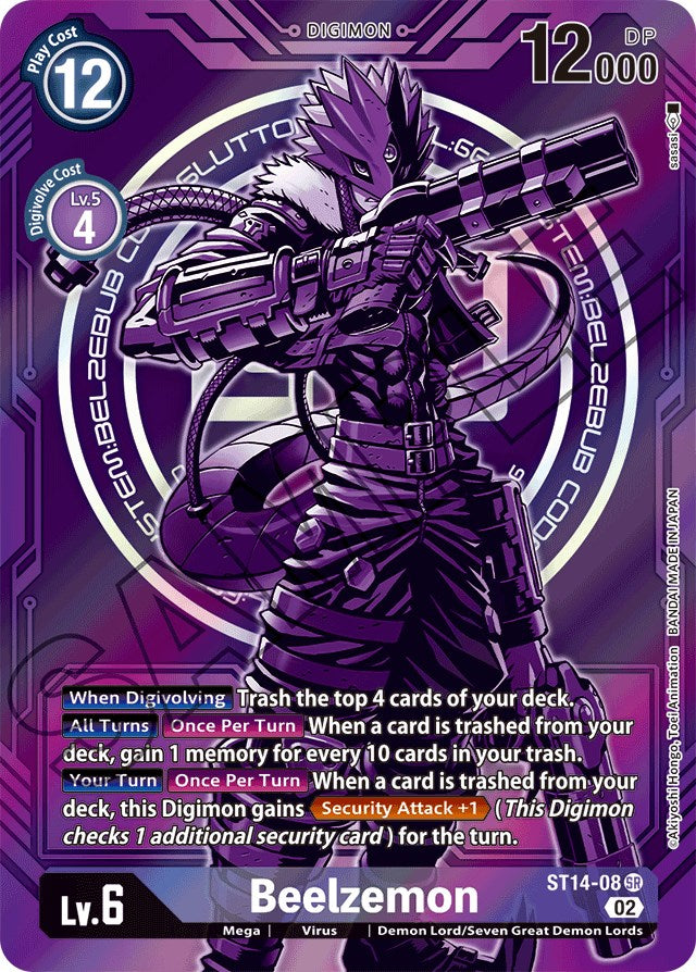 Beelzemon [ST14-08] (Alternate Art) [Starter Deck: Beelzemon Advanced Deck Set] | Game Grid - Logan
