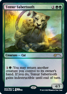 Temur Sabertooth [Year of the Tiger 2022] | Game Grid - Logan