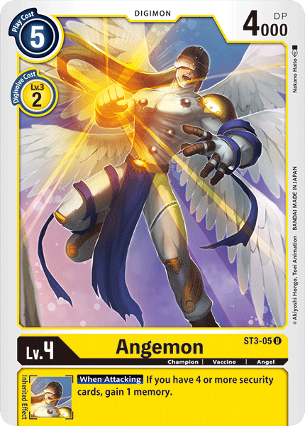 Angemon [ST3-05] [Starter Deck: Heaven's Yellow] | Game Grid - Logan