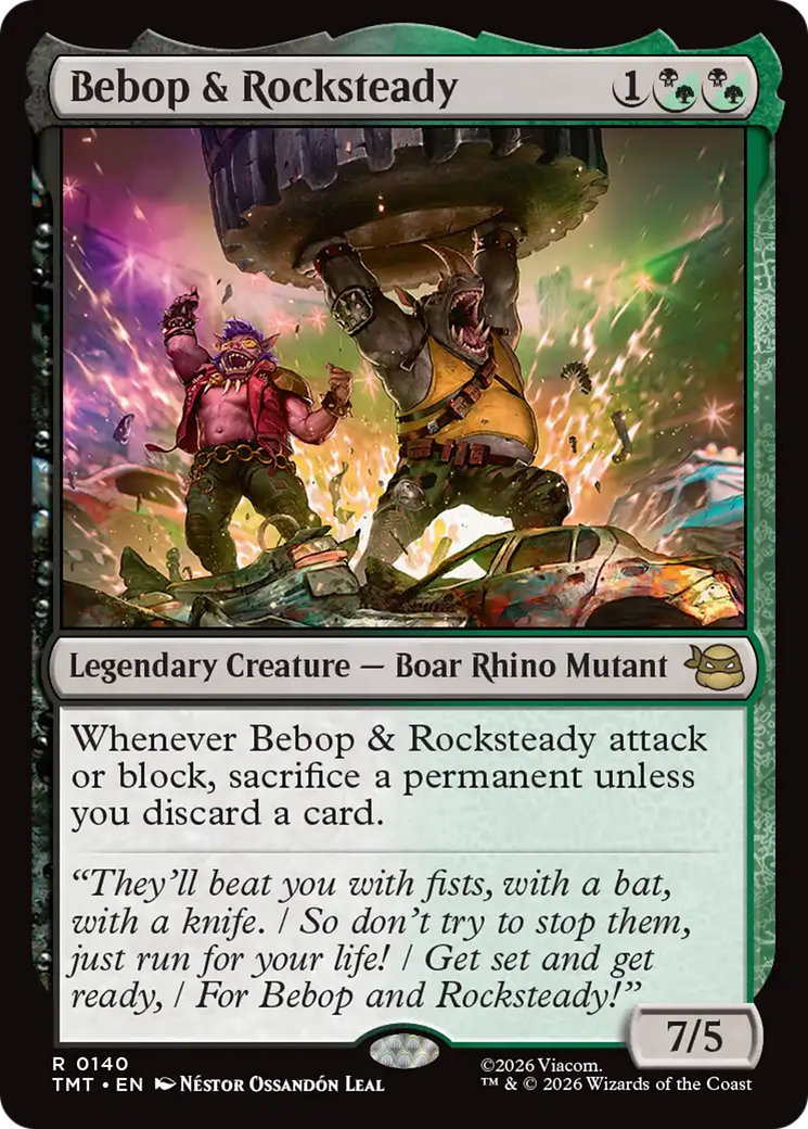 Bebop & Rocksteady [Teenage Mutant Ninja Turtles] | Game Grid - Logan