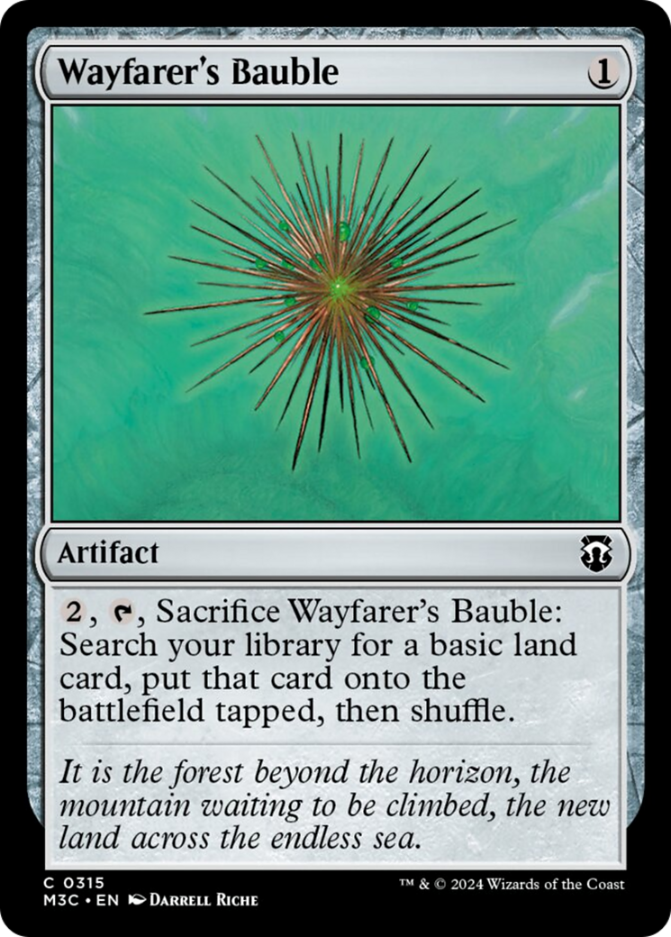 Wayfarer's Bauble (Ripple Foil) [Modern Horizons 3 Commander] | Game Grid - Logan