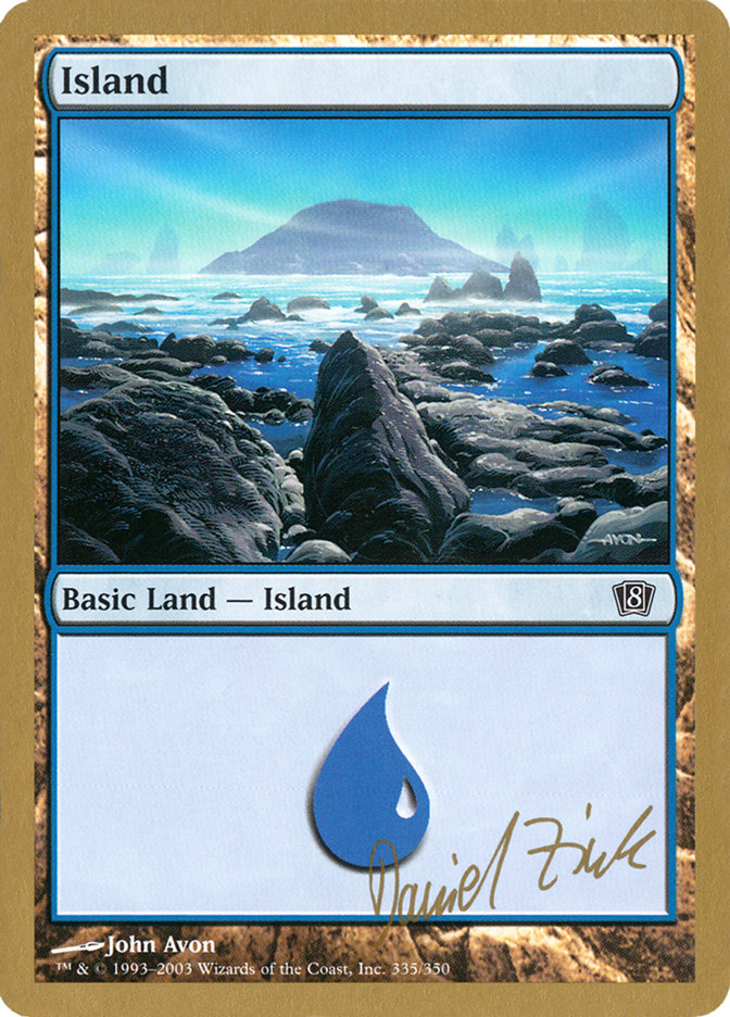 Island (dz335) (Daniel Zink) [World Championship Decks 2003] | Game Grid - Logan