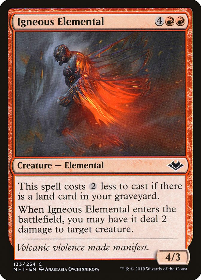 Igneous Elemental [Modern Horizons] | Game Grid - Logan