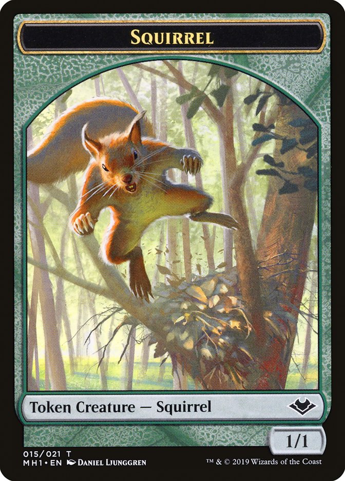 Illusion (005) // Squirrel (015) Double-Sided Token [Modern Horizons Tokens] | Game Grid - Logan