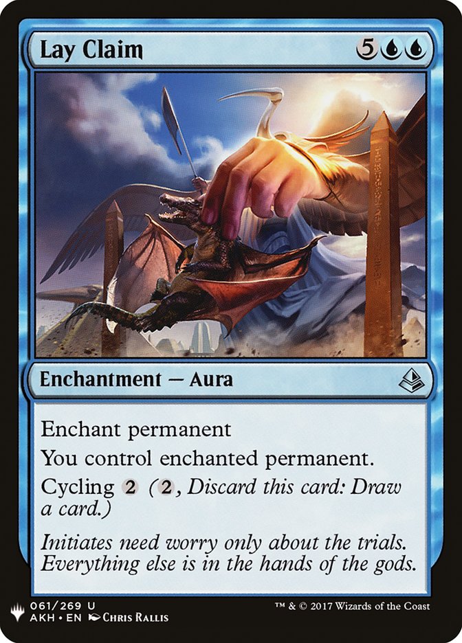 Lay Claim [Mystery Booster] | Game Grid - Logan