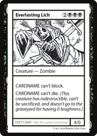 Everlasting Lich (2021 Edition) [Mystery Booster Playtest Cards] | Game Grid - Logan