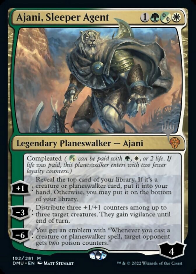 Ajani, Sleeper Agent (Promo Pack) [Dominaria United Promos] | Game Grid - Logan