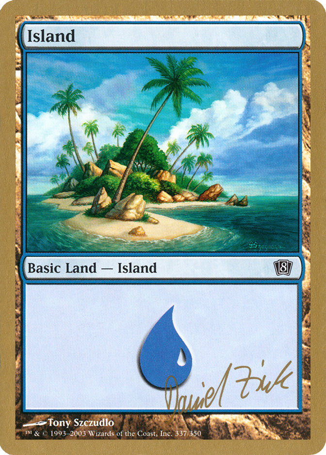 Island (dz337) (Daniel Zink) [World Championship Decks 2003] | Game Grid - Logan