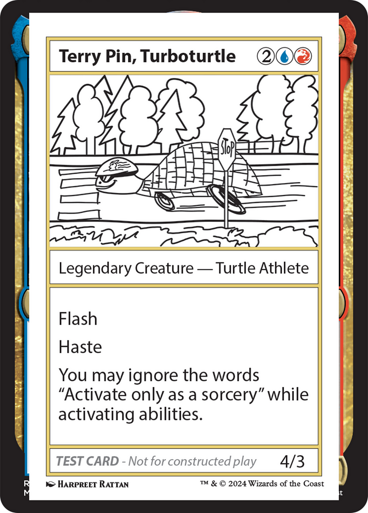 Terry Pin, Turboturtle [Mystery Booster 2 Playtest Cards] | Game Grid - Logan