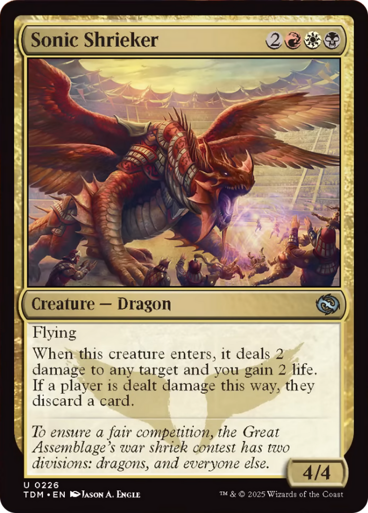 Sonic Shrieker [Tarkir: Dragonstorm] | Game Grid - Logan