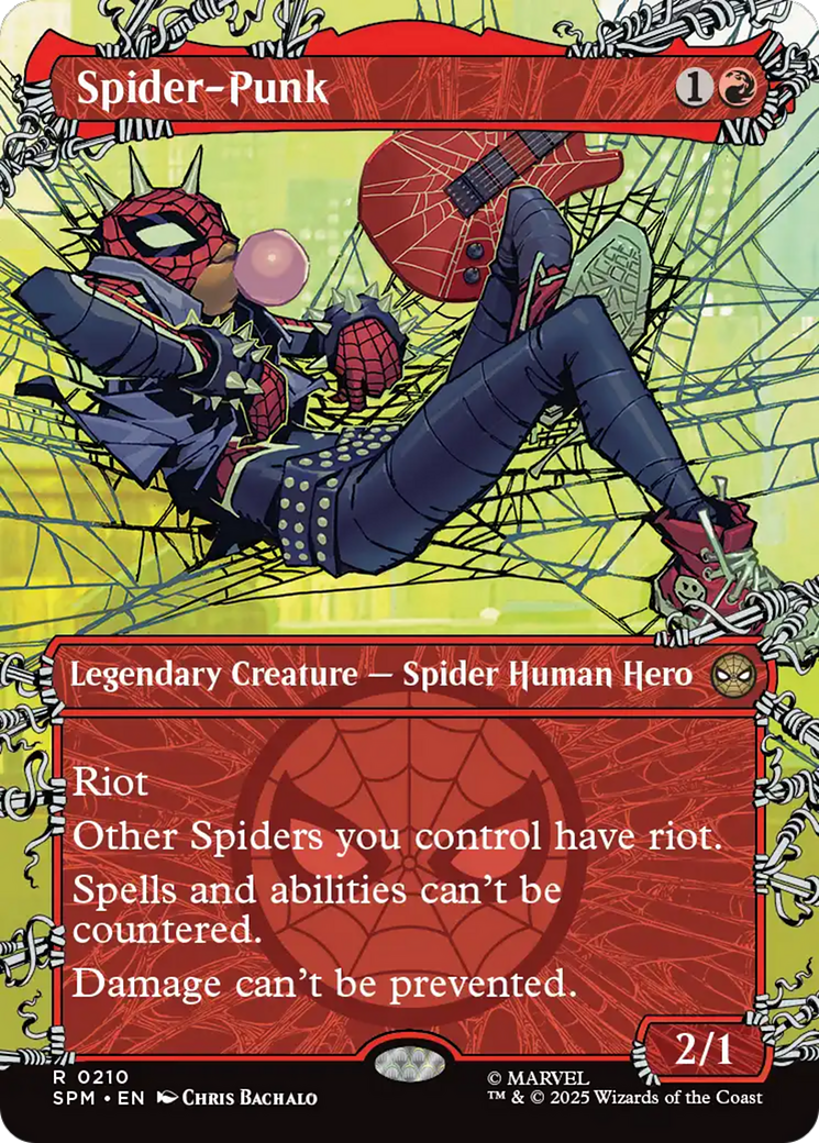Spider-Punk (0210) (Borderless) [Marvel's Spider-Man] | Game Grid - Logan