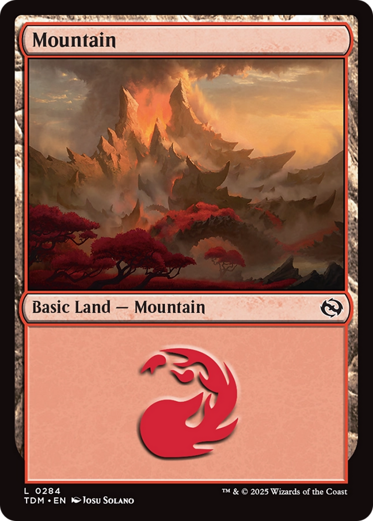 Mountain (0284) [Tarkir: Dragonstorm] | Game Grid - Logan