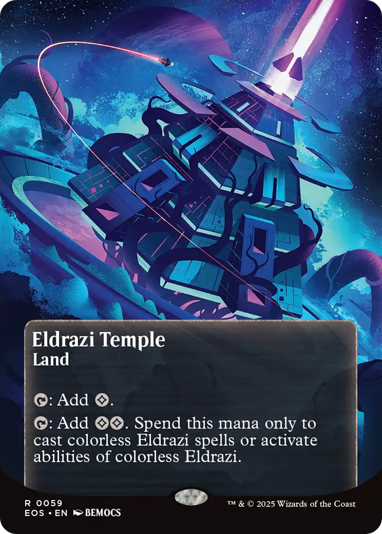 Eldrazi Temple (0059) (Borderless) [Edge of Eternities: Stellar Sights] | Game Grid - Logan