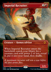 Imperial Recruiter (Borderless Alternate Art) [Modern Horizons 2] | Game Grid - Logan