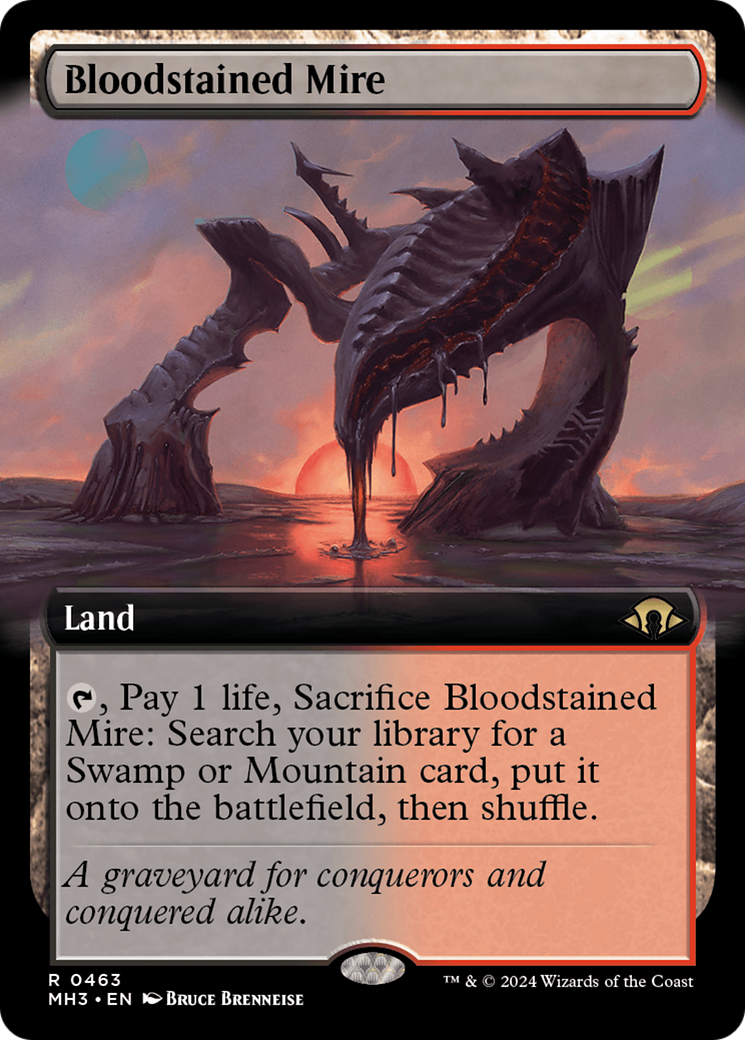 Bloodstained Mire (Extended Art) [Modern Horizons 3] | Game Grid - Logan