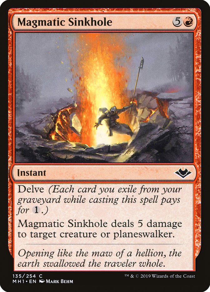 Magmatic Sinkhole [Modern Horizons] | Game Grid - Logan