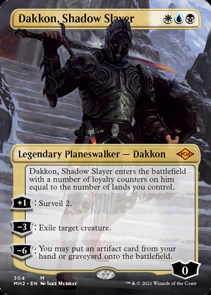 Dakkon, Shadow Slayer (Borderless) [Modern Horizons 2] | Game Grid - Logan