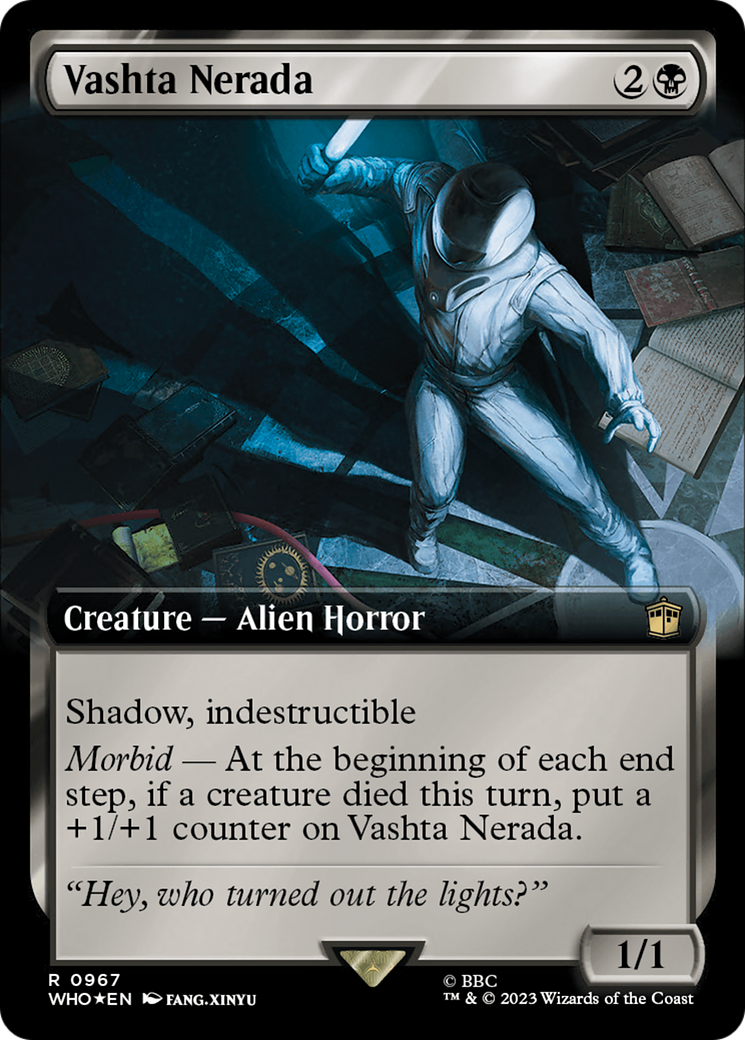 Vashta Nerada (Extended Art) (Surge Foil) [Doctor Who] | Game Grid - Logan