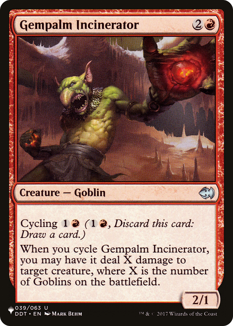 Gempalm Incinerator [The List] | Game Grid - Logan