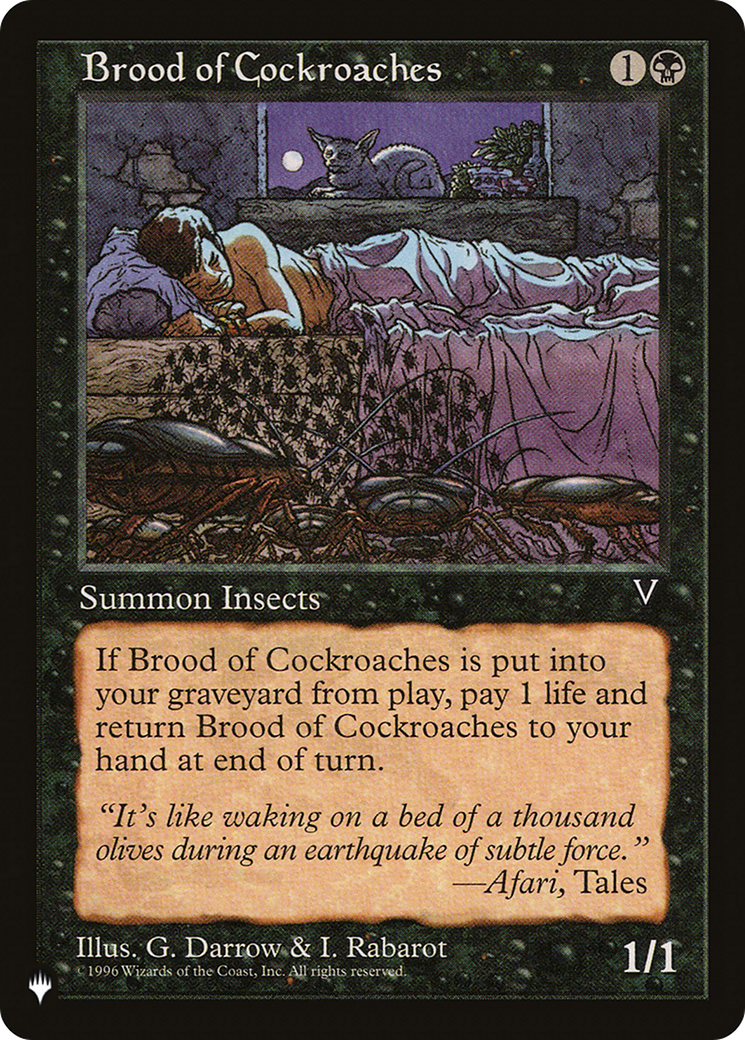 Brood of Cockroaches [The List Reprints] | Game Grid - Logan