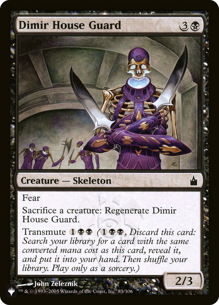 Dimir House Guard [The List Reprints] | Game Grid - Logan