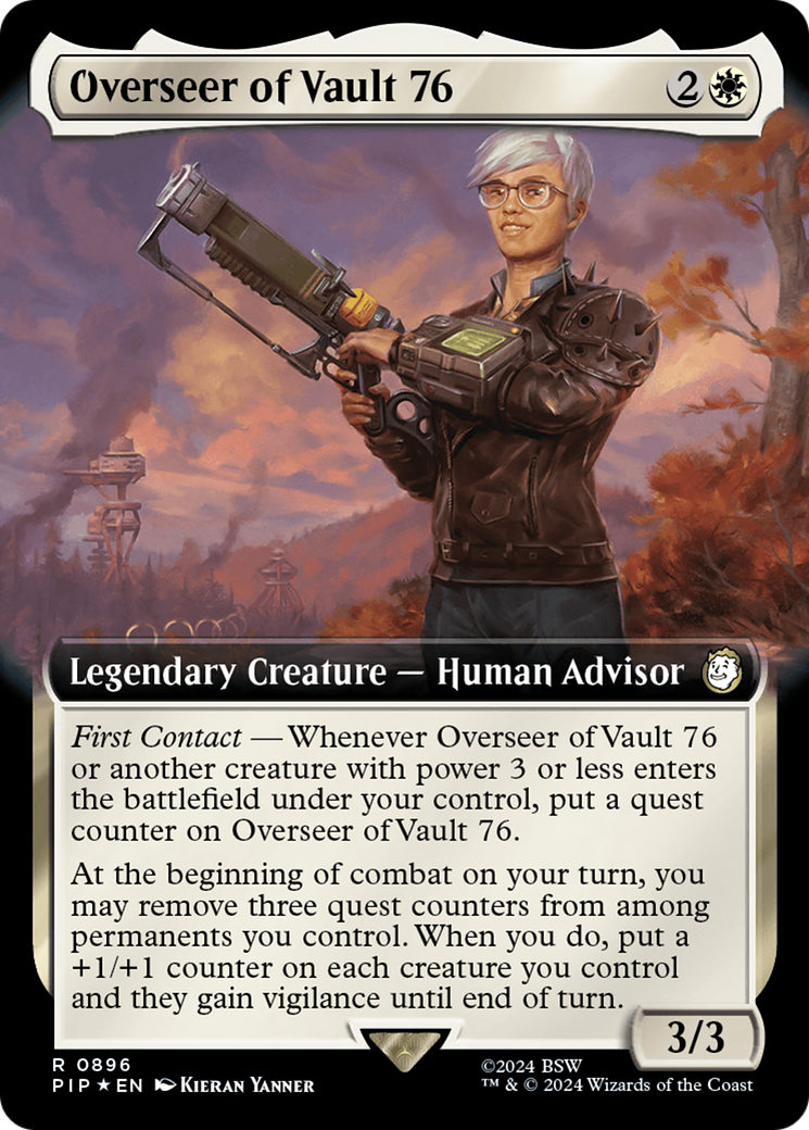 Overseer of Vault 76 (Extended Art) (Surge Foil) [Fallout] | Game Grid - Logan