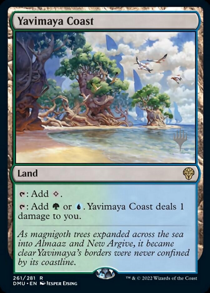 Yavimaya Coast (Promo Pack) [Dominaria United Promos] | Game Grid - Logan