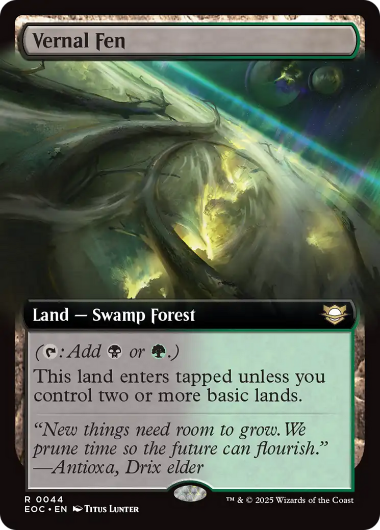 Vernal Fen (Extended Art) [Edge of Eternities Commander] | Game Grid - Logan