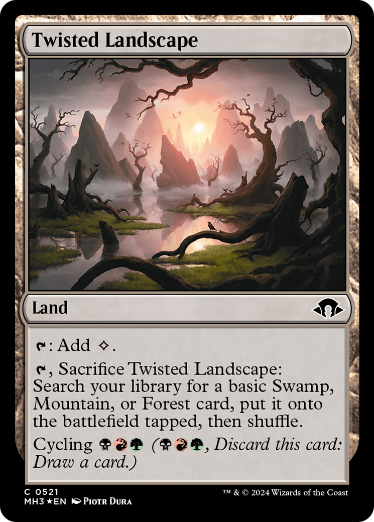 Twisted Landscape (Ripple Foil) [Modern Horizons 3] | Game Grid - Logan