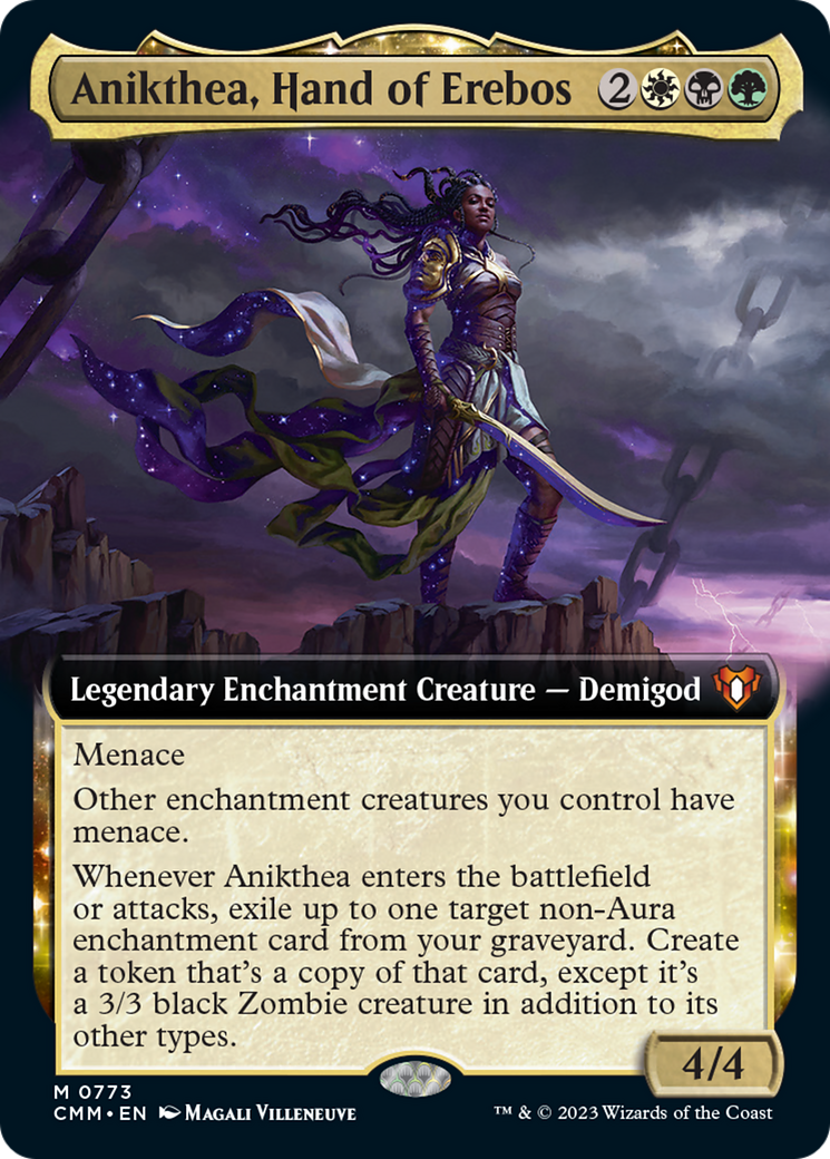 Anikthea, Hand of Erebos (Extended Art) [Commander Masters] | Game Grid - Logan