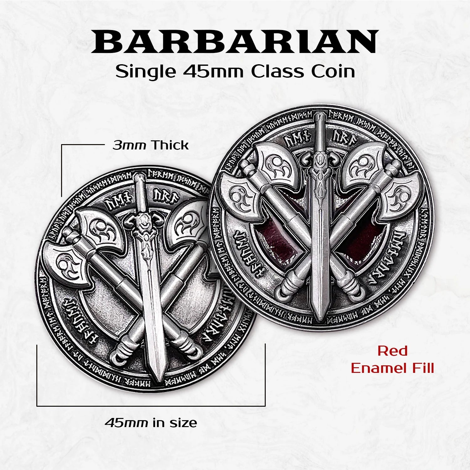 Class Coin: Barbarian | Game Grid - Logan
