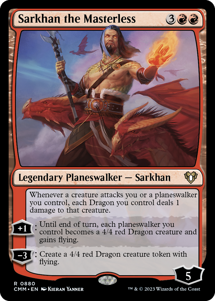 Sarkhan the Masterless [Commander Masters] | Game Grid - Logan