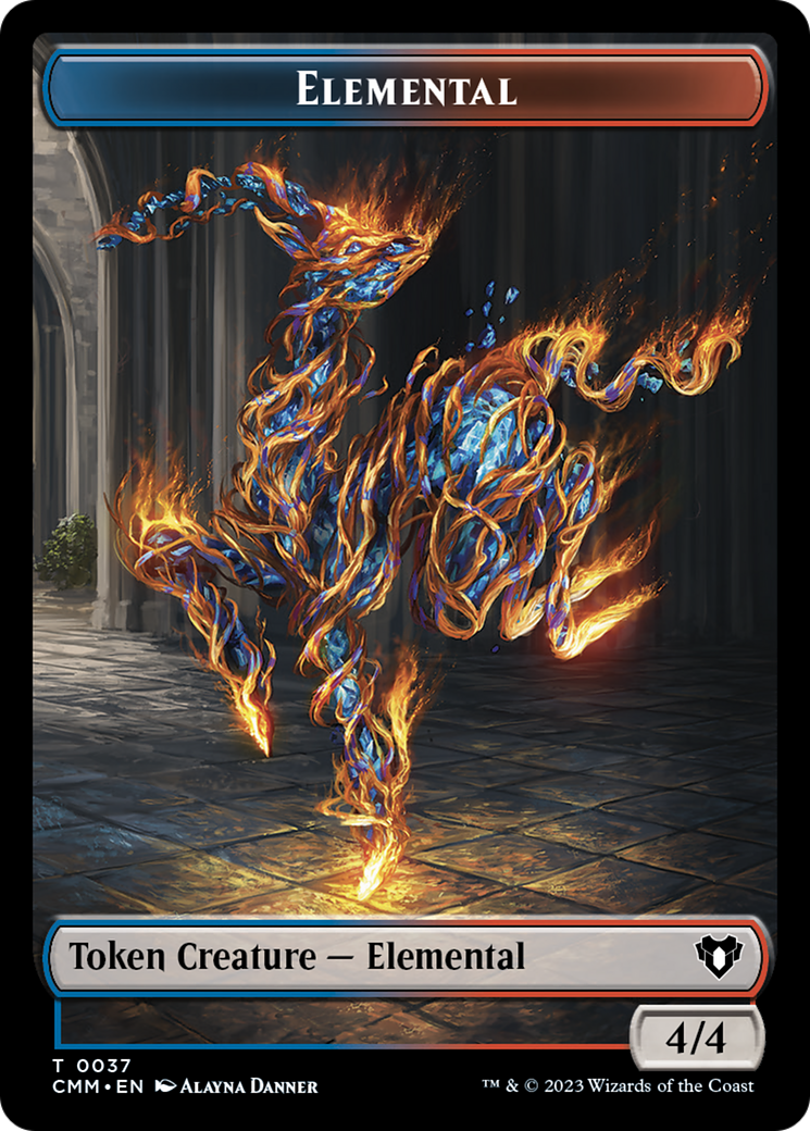 Elemental Token (37) [Commander Masters Tokens] | Game Grid - Logan