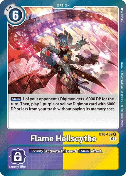 Flame Hellscythe [BT8-109] [Revision Pack Cards] | Game Grid - Logan