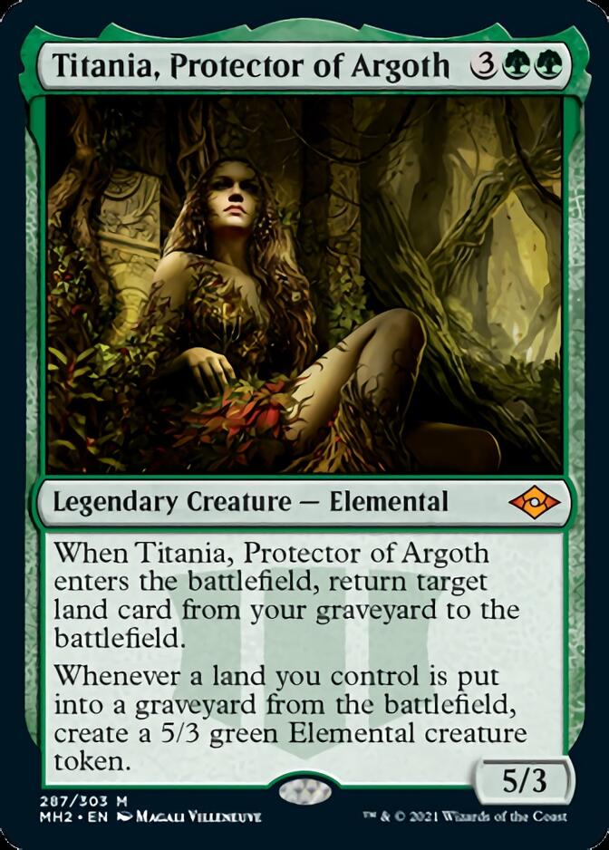 Titania, Protector of Argoth (Foil Etched) [Modern Horizons 2] | Game Grid - Logan