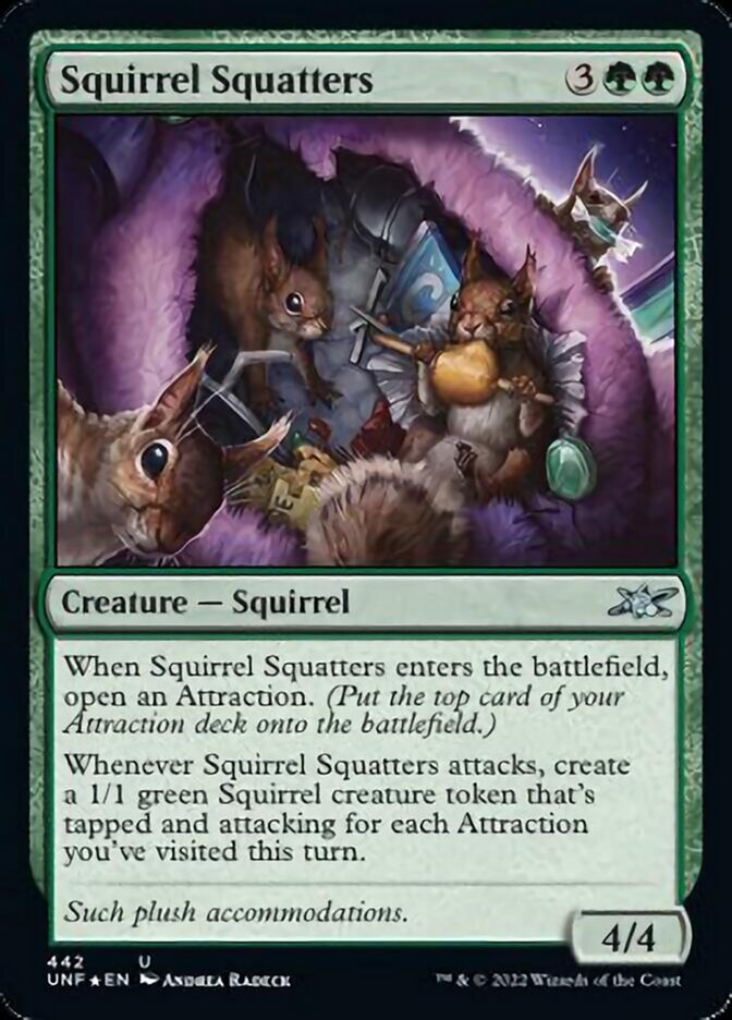 Squirrel Squatters (Galaxy Foil) [Unfinity] | Game Grid - Logan