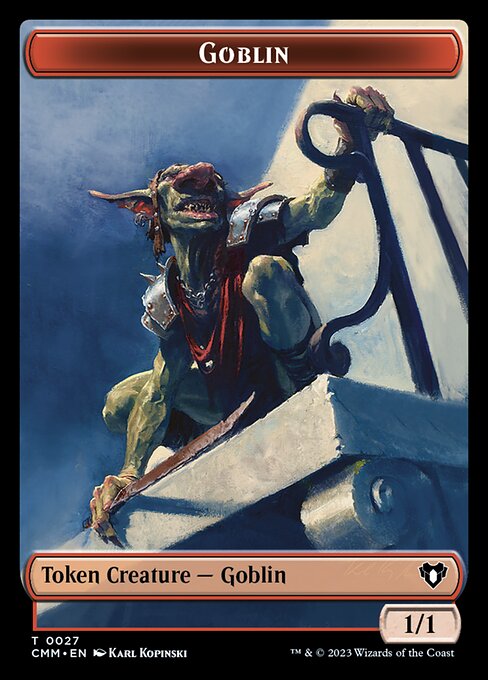 Zombie (0019) // Goblin Double-Sided Token [Commander Masters Tokens] | Game Grid - Logan