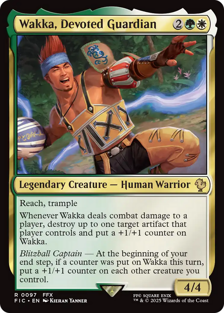 Wakka, Devoted Guardian [FINAL FANTASY Commander] | Game Grid - Logan