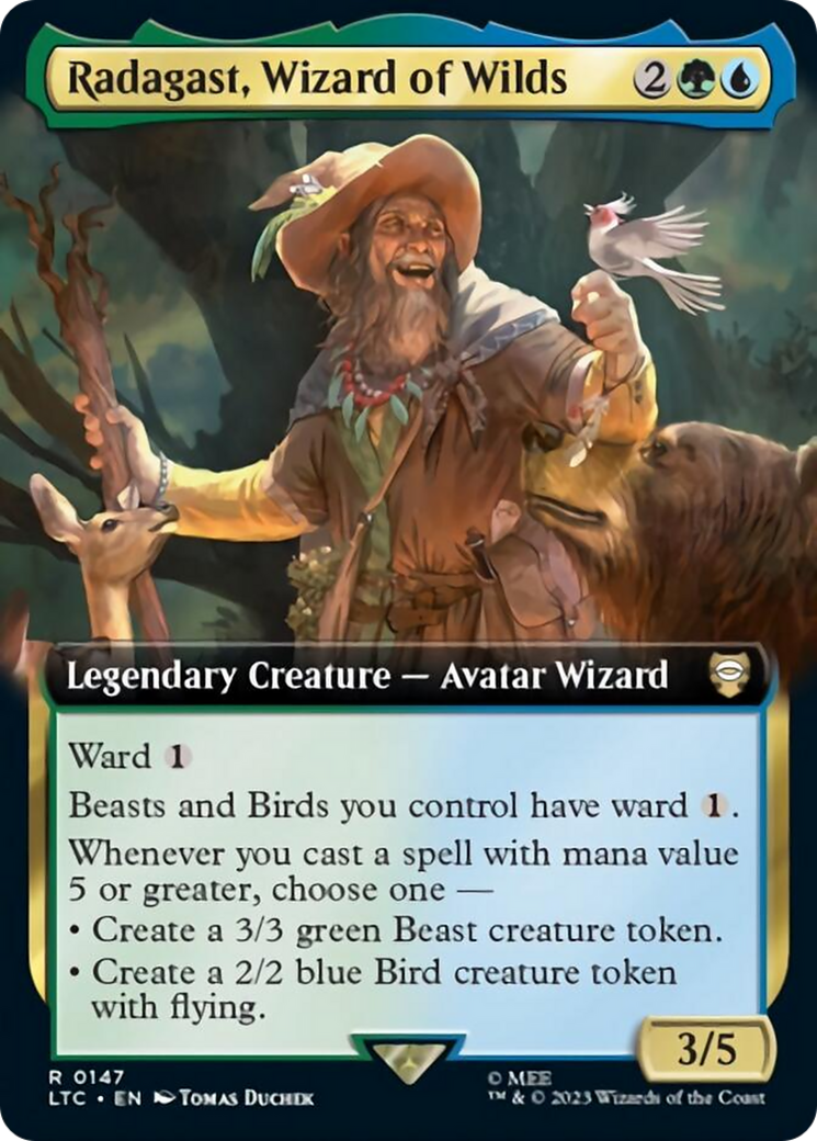 Radagast, Wizard of Wilds (Extended Art) [The Lord of the Rings: Tales of Middle-Earth Commander] | Game Grid - Logan