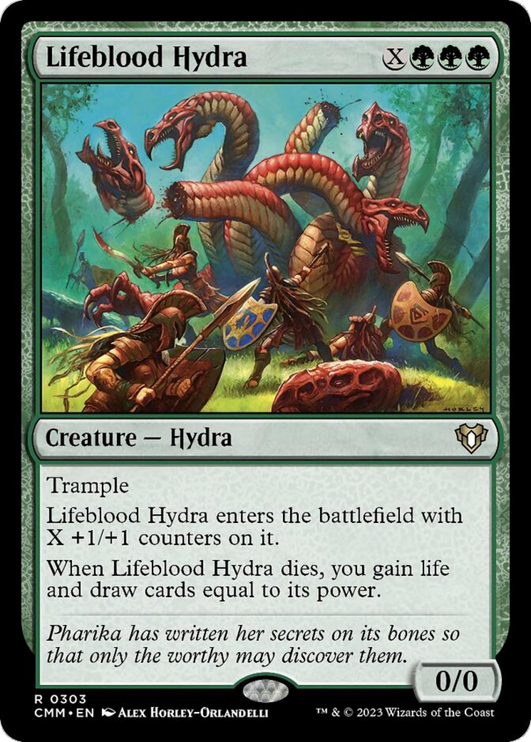 Lifeblood Hydra [Commander Masters] | Game Grid - Logan