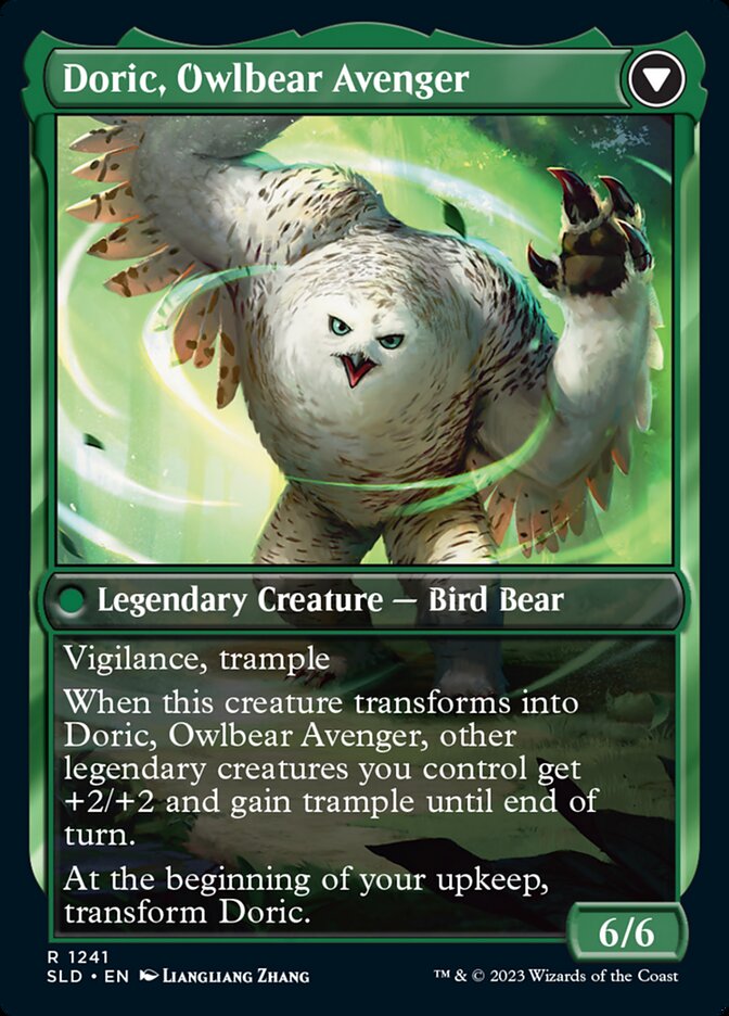 Doric, Nature's Warden // Doric, Owlbear Avenger [Secret Lair Drop Series] | Game Grid - Logan