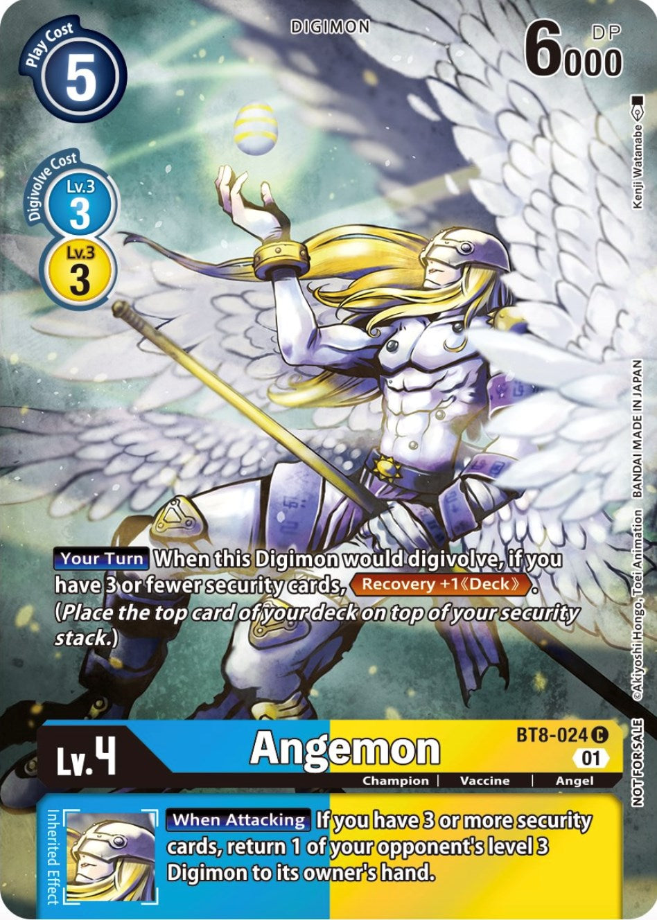 Angemon [BT8-024] (Official Tournament Pack Vol.9) [New Awakening Promos] | Game Grid - Logan