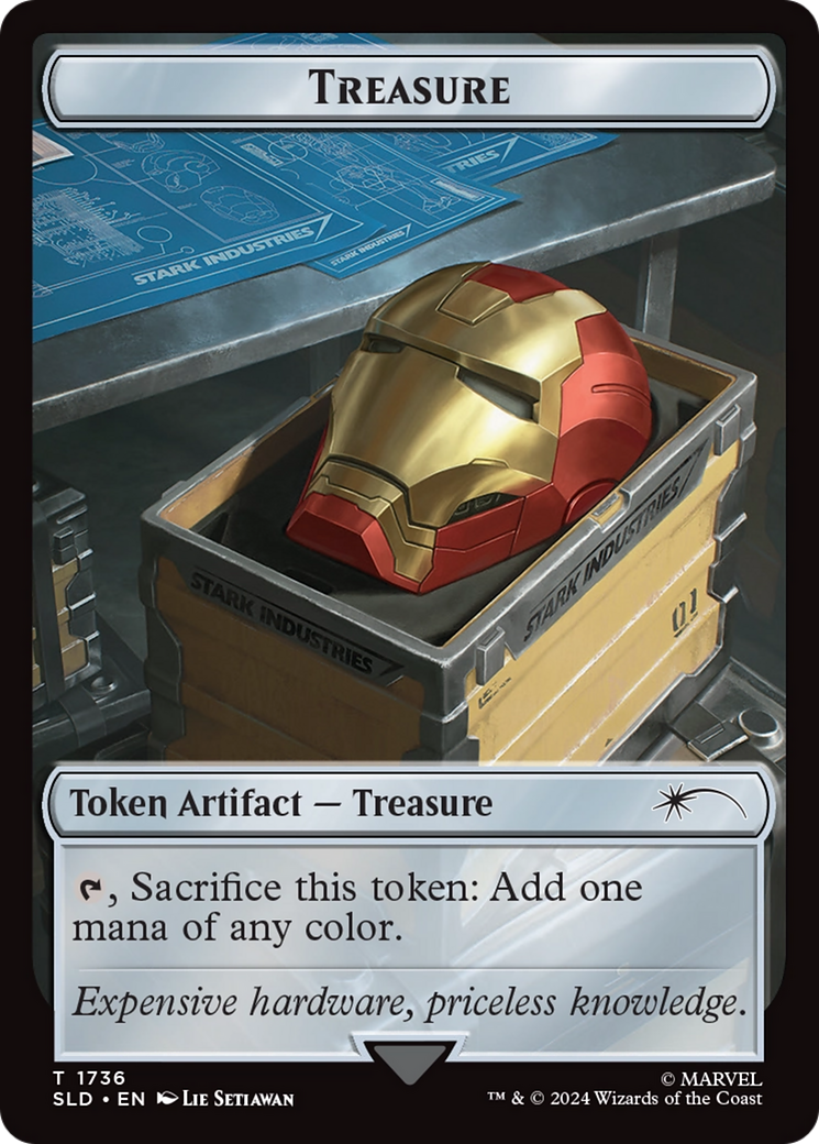 Treasure Token (1736) (Rainbow Foil) [Secret Lair Drop Series] | Game Grid - Logan