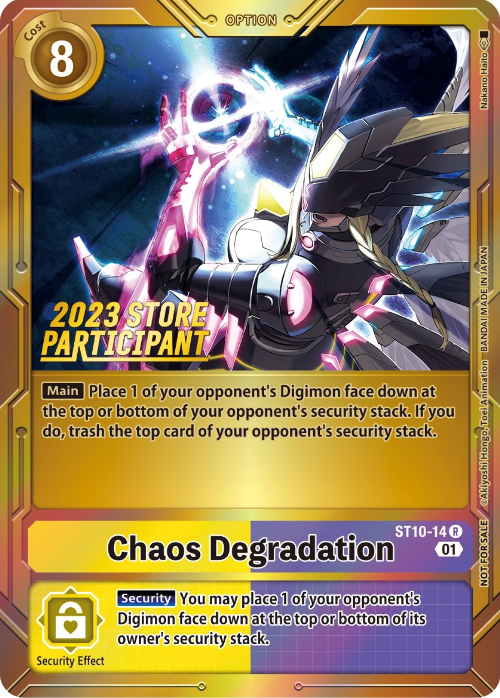 Chaos Degradation [ST10-14] (2023 Store Participant) [Starter Deck: Parallel World Tactician Promos] | Game Grid - Logan