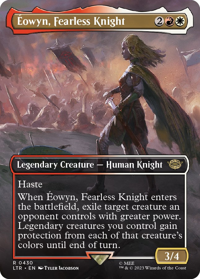 Eowyn, Fearless Knight (Borderless Alternate Art) [The Lord of the Rings: Tales of Middle-Earth] | Game Grid - Logan