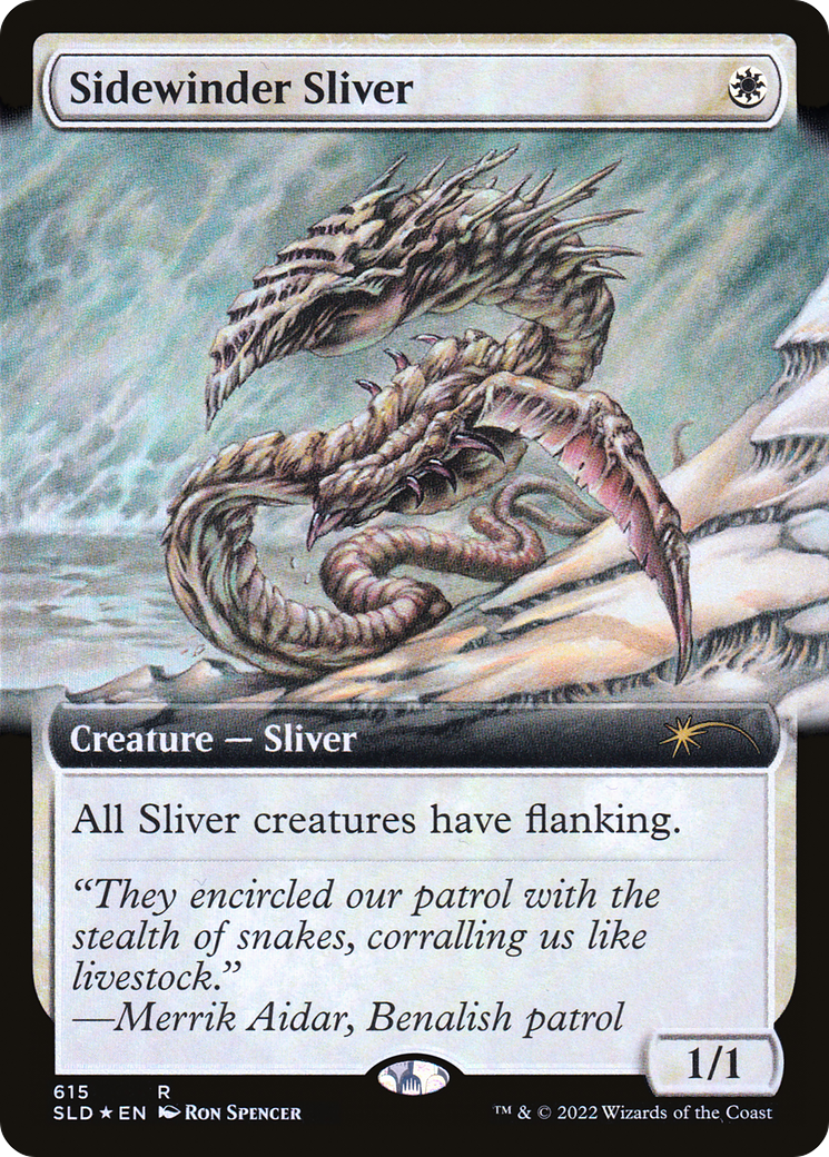 Sidewinder Sliver (Extended Art) [Secret Lair Drop Promos] | Game Grid - Logan