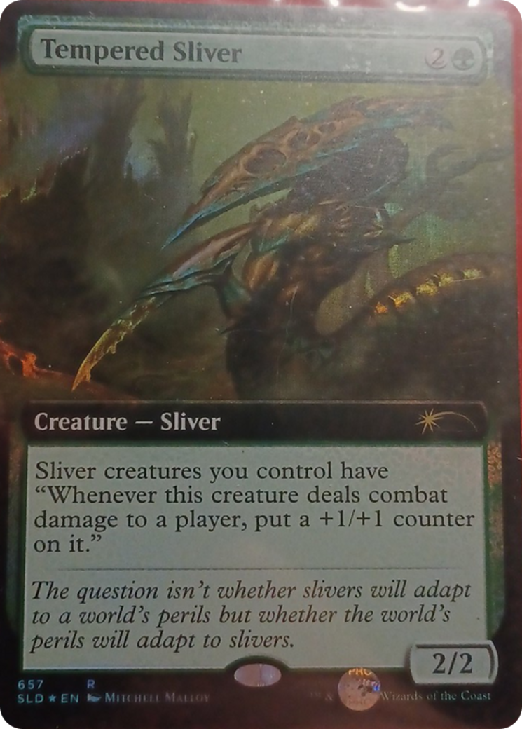 Tempered Sliver (Extended Art) [Secret Lair Drop Promos] | Game Grid - Logan