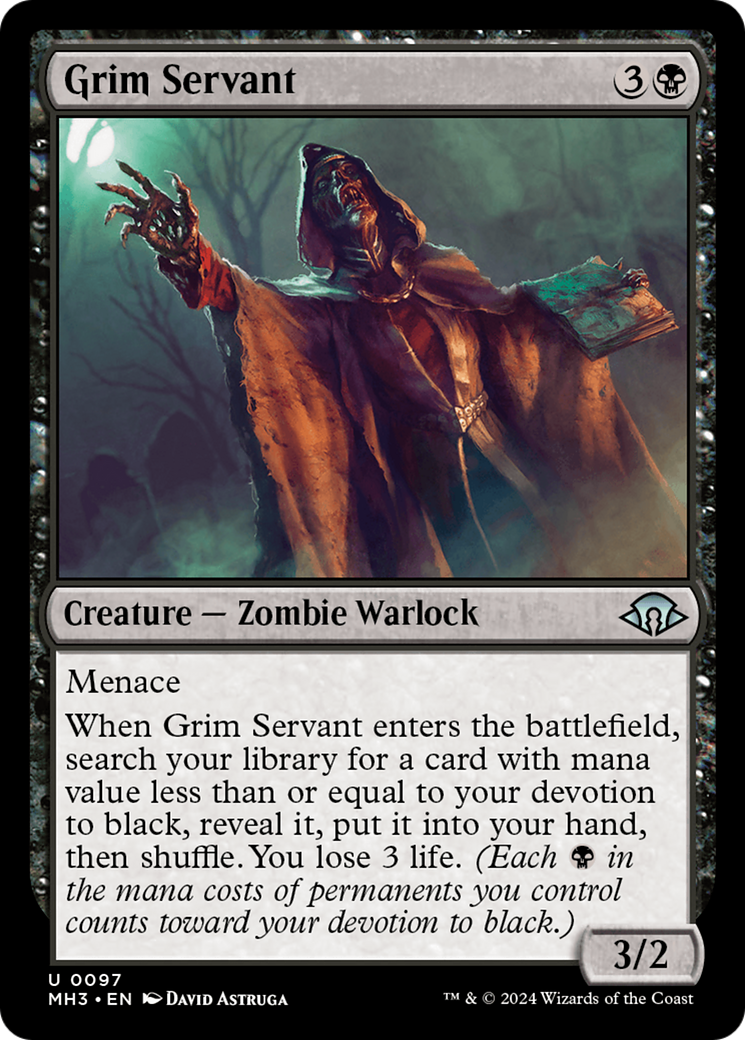 Grim Servant [Modern Horizons 3] | Game Grid - Logan