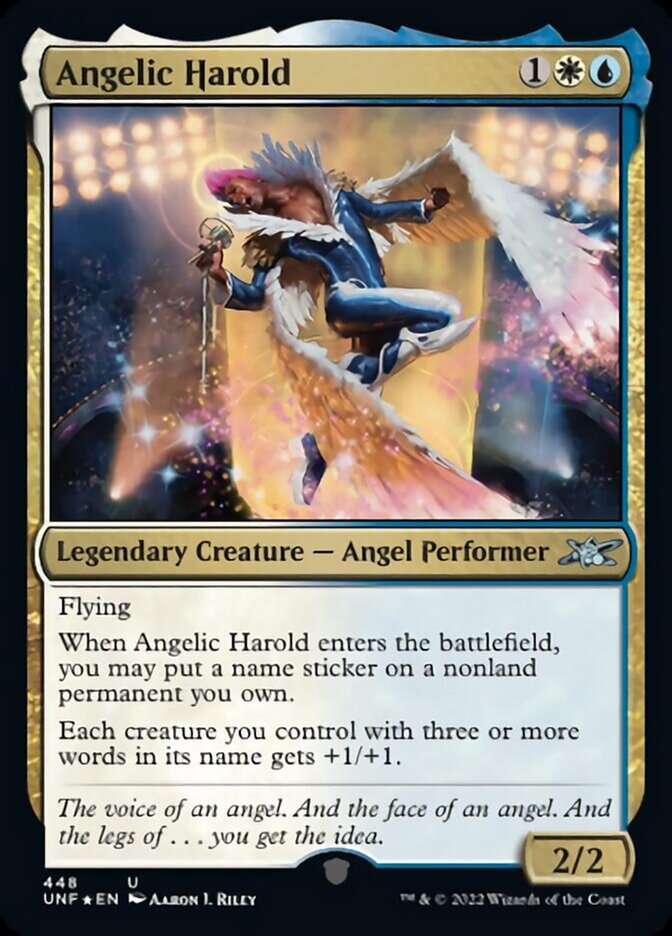 Angelic Harold (Galaxy Foil) [Unfinity] | Game Grid - Logan